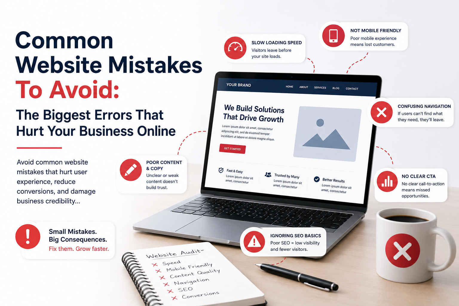 Common Website Mistakes To Avoid