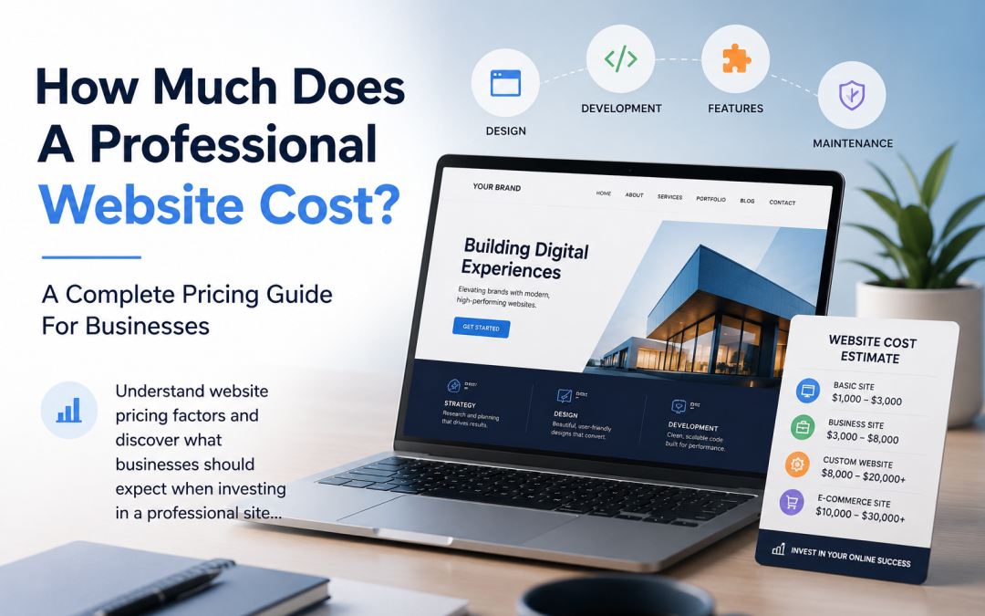How Much Does A Professional Website Cost ?