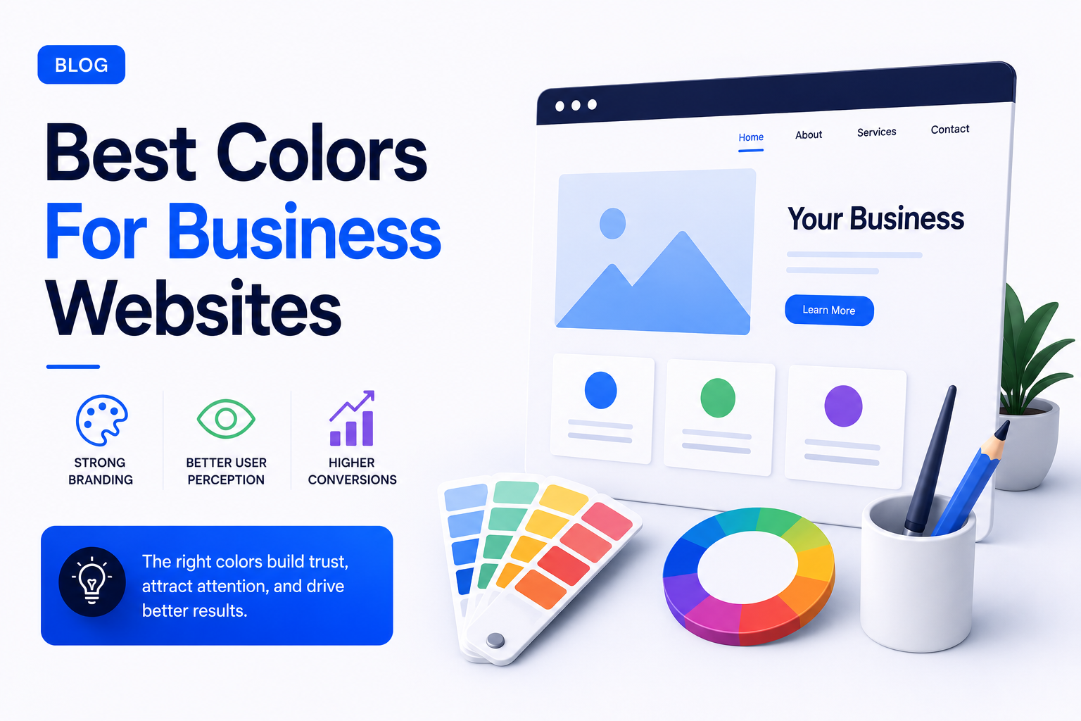 Best Colors For Business Websites :