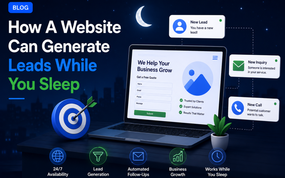 How A Website Can Generate Leads While You Sleep :